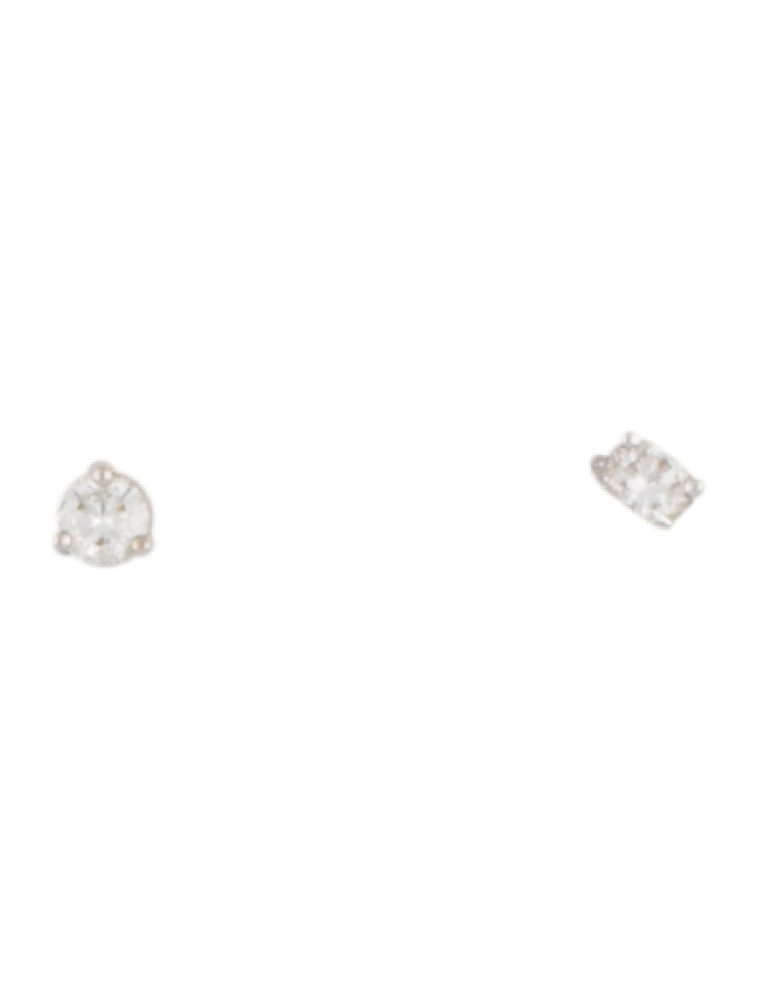 The Last Line 14K Diamond Round Stud #6 Earrings