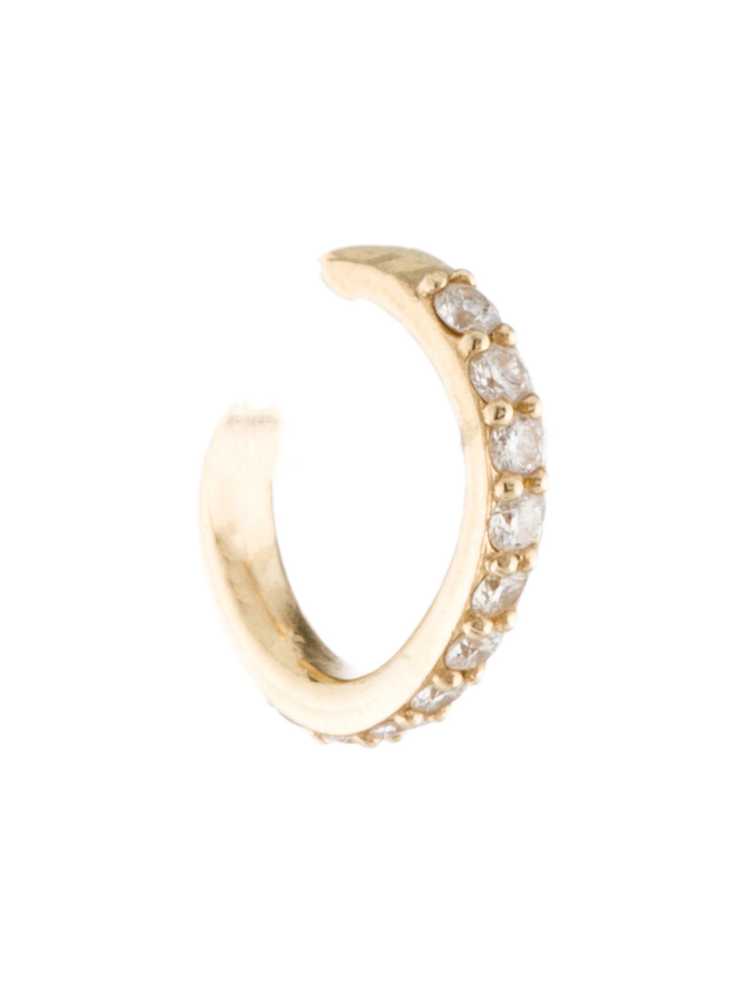 The Last Line 14K Diamond Perfect Ear Cuff