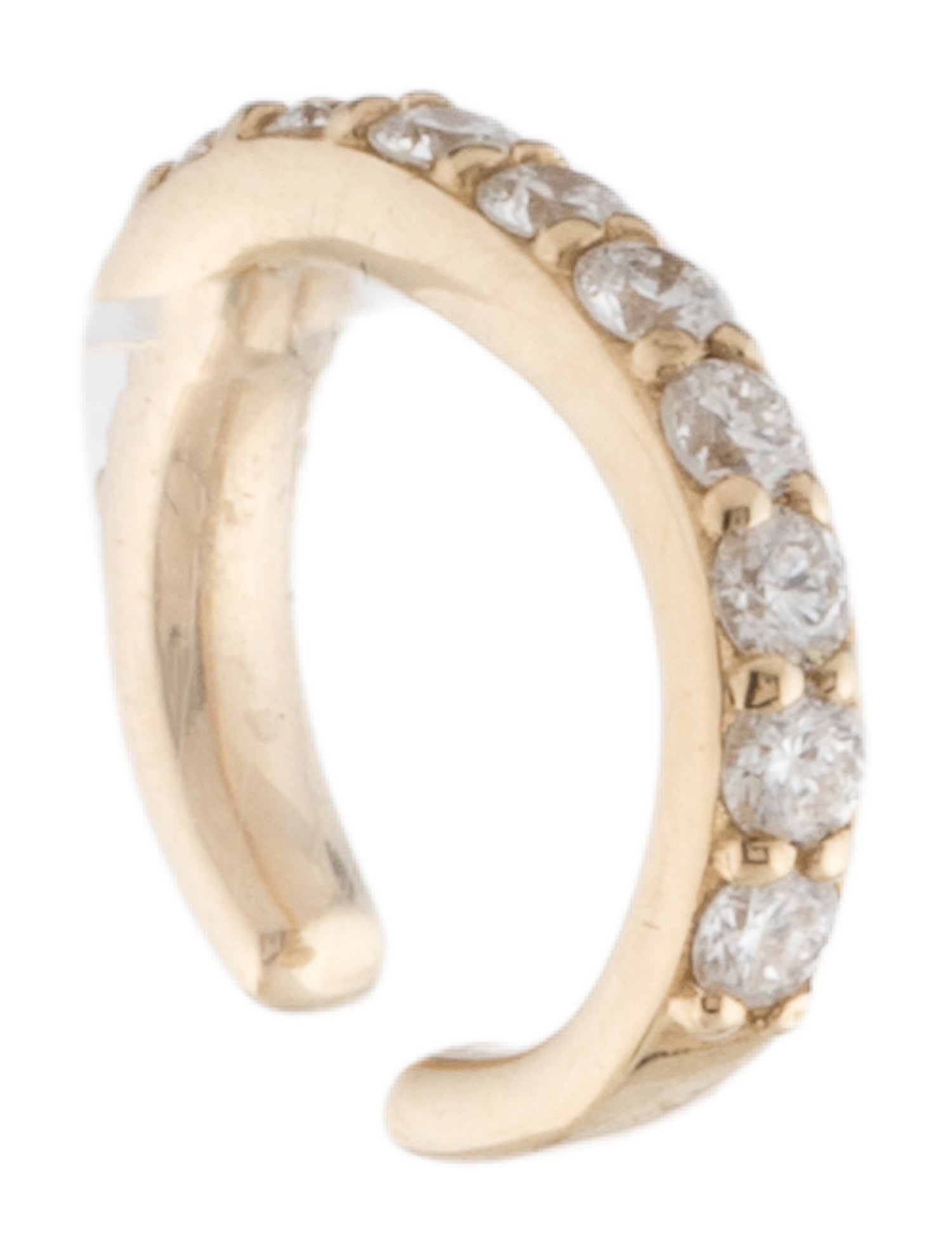 The Last Line 14K Diamond Perfect Ear Cuff