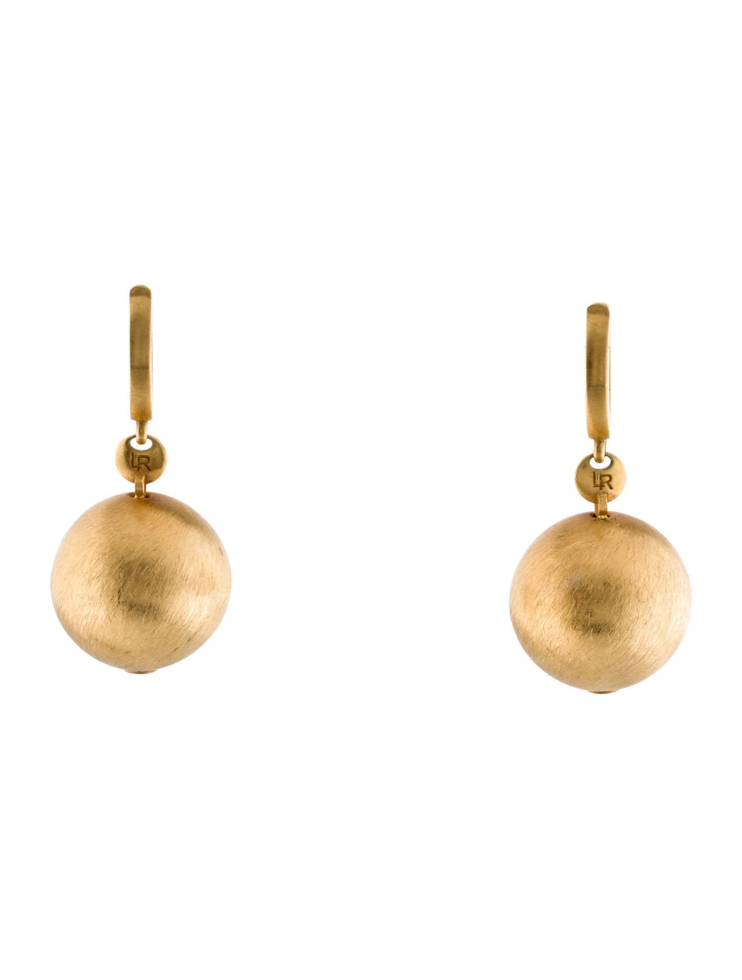 Lauren Rubinski 14K Large Sphere Drop Earrings