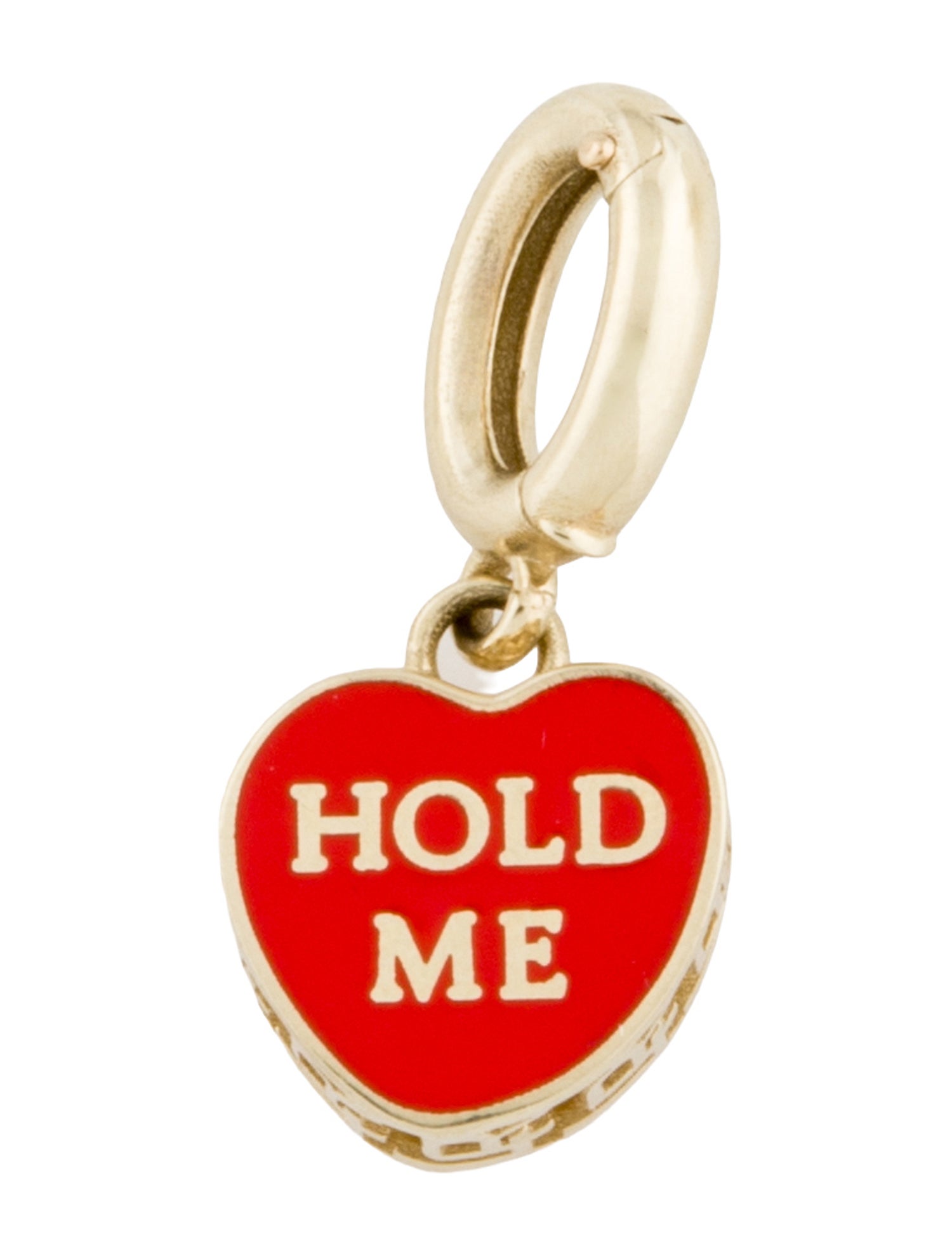 Lauren Rubinski 14K 'HOLD ME' Heart Charm
