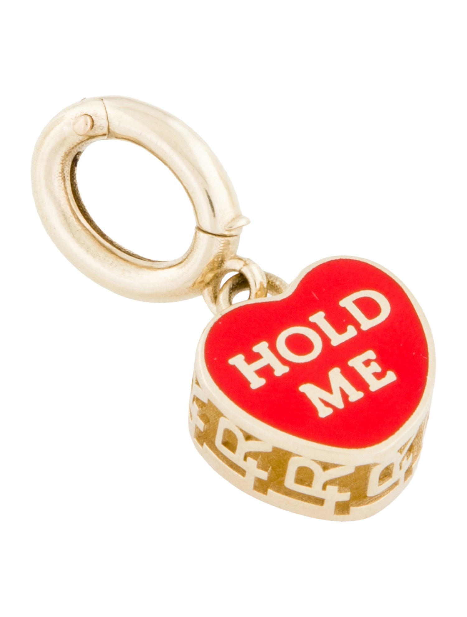 Lauren Rubinski 14K 'HOLD ME' Heart Charm