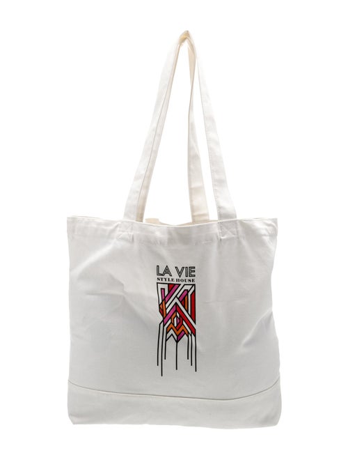 La Vie Style House Canvas Tote