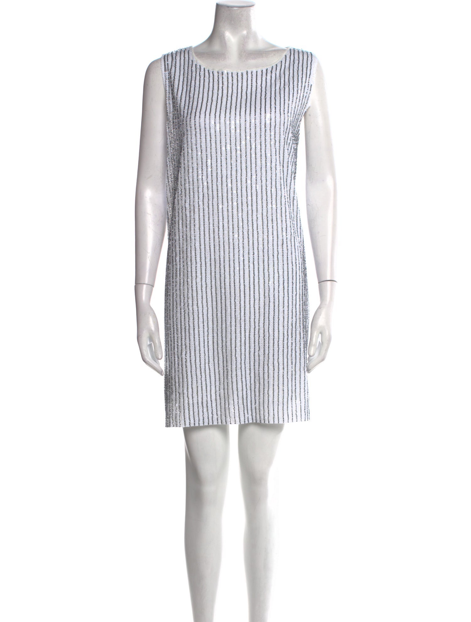 La Vie Style House Bateau Neckline Mini Dress