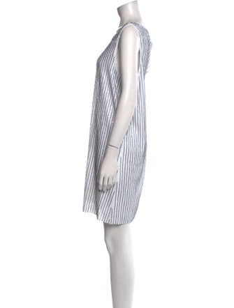 La Vie Style House Bateau Neckline Mini Dress