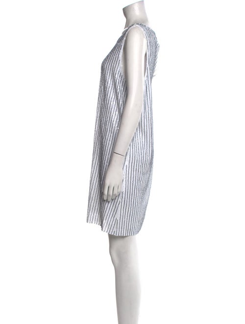 La Vie Style House Bateau Neckline Mini Dress