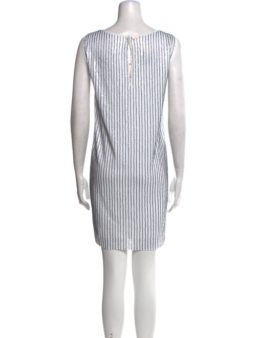 La Vie Style House Bateau Neckline Mini Dress