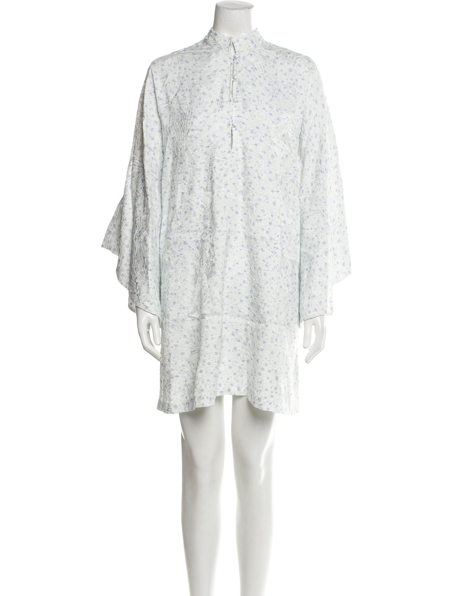 La Vie Style House Floral Print Mini Dress