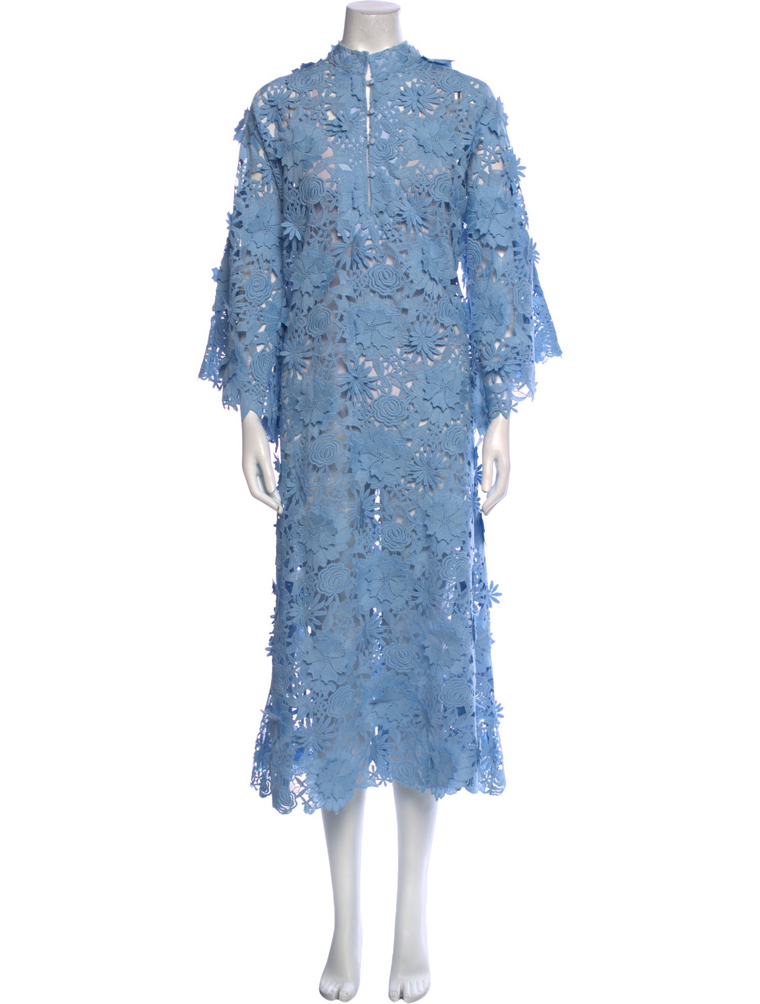 La Vie Style House Lace Pattern Long Dress