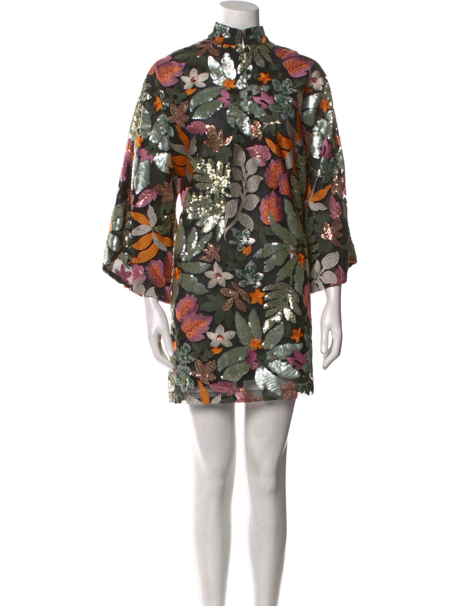 La Vie Style House Floral Print Mini Dress w/ Tags