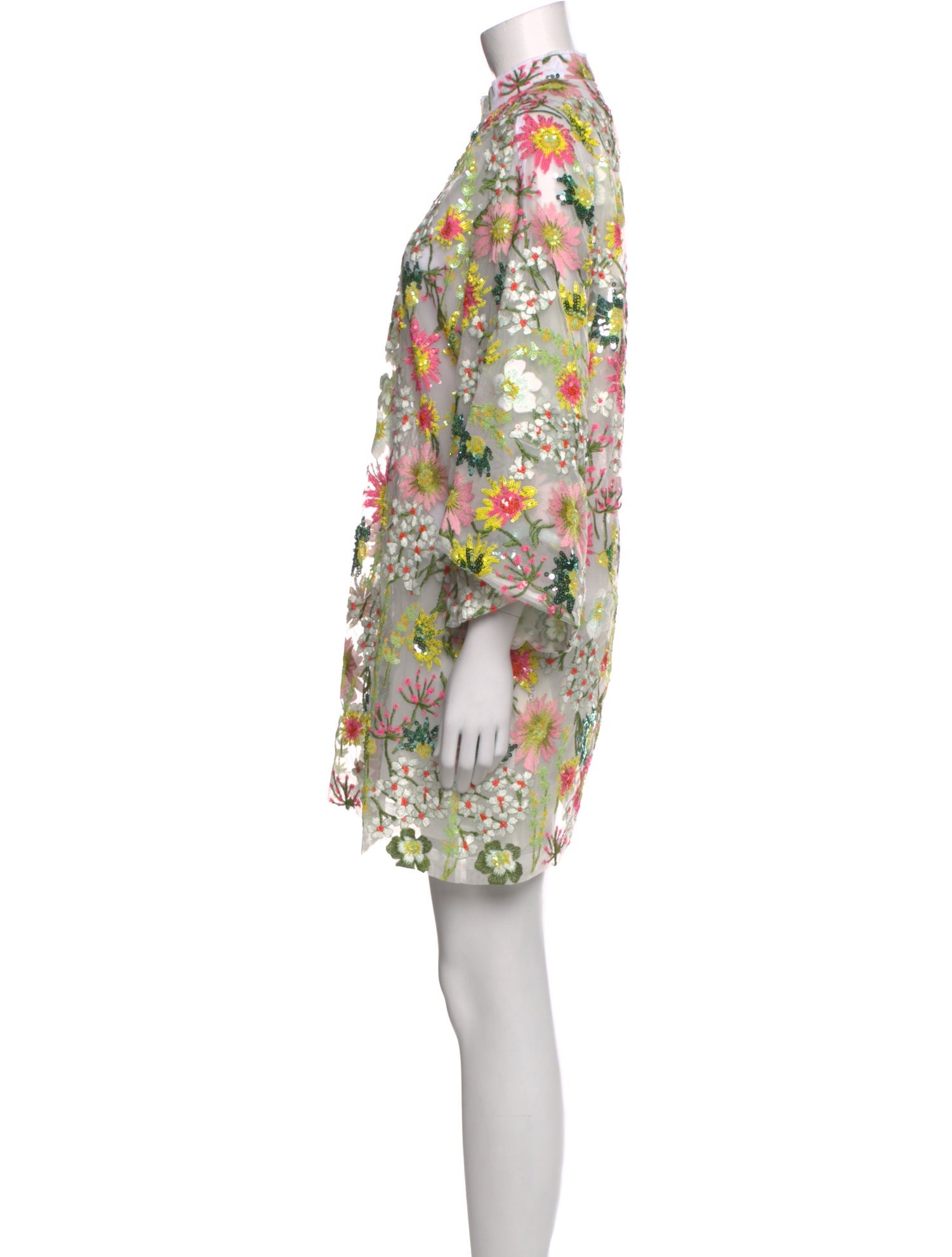 La Vie Style House Floral Print Mini Dress