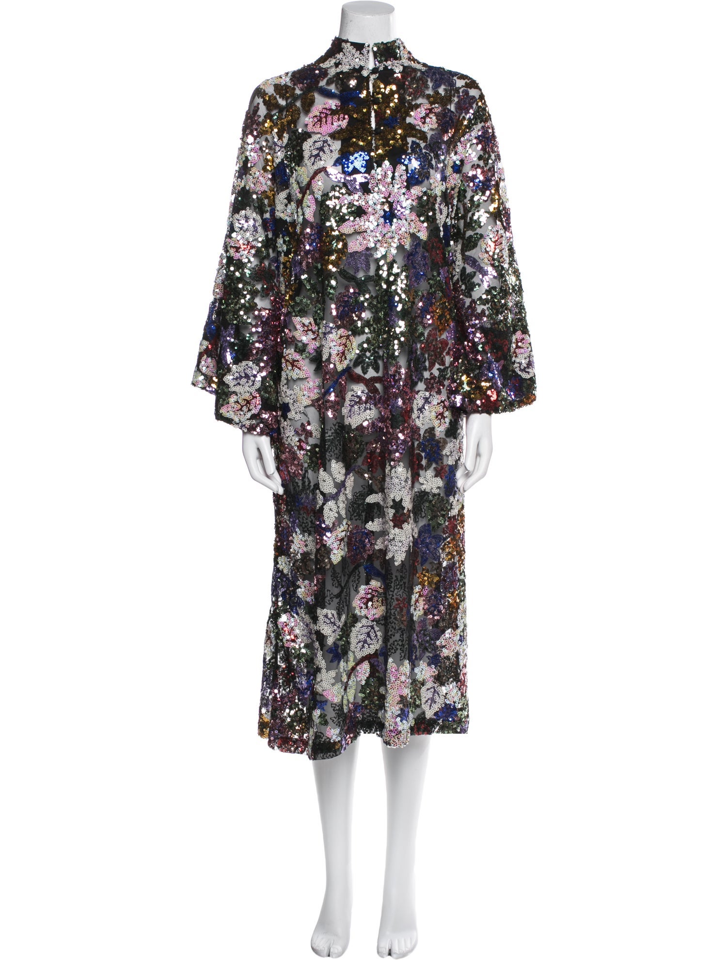 La Vie Style House Floral Print Long Dress