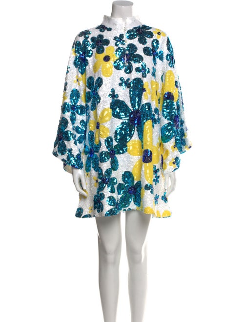 La Vie Style House Floral Print Mini Dress