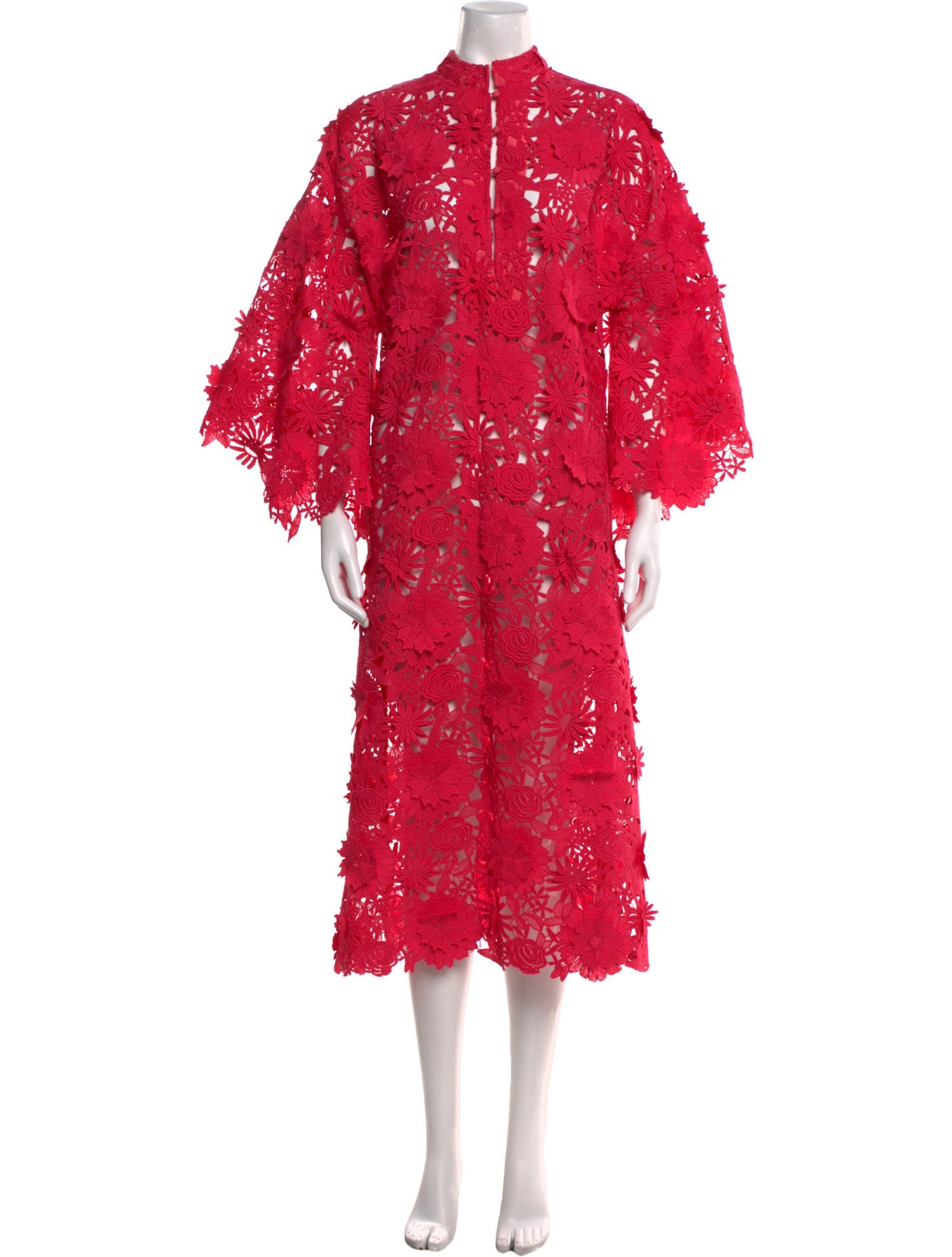 La Vie Style House Lace Pattern Long Dress w/ Tags