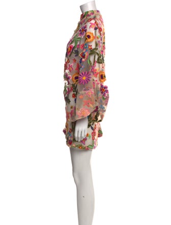 La Vie Style House Floral Print Mini Dress