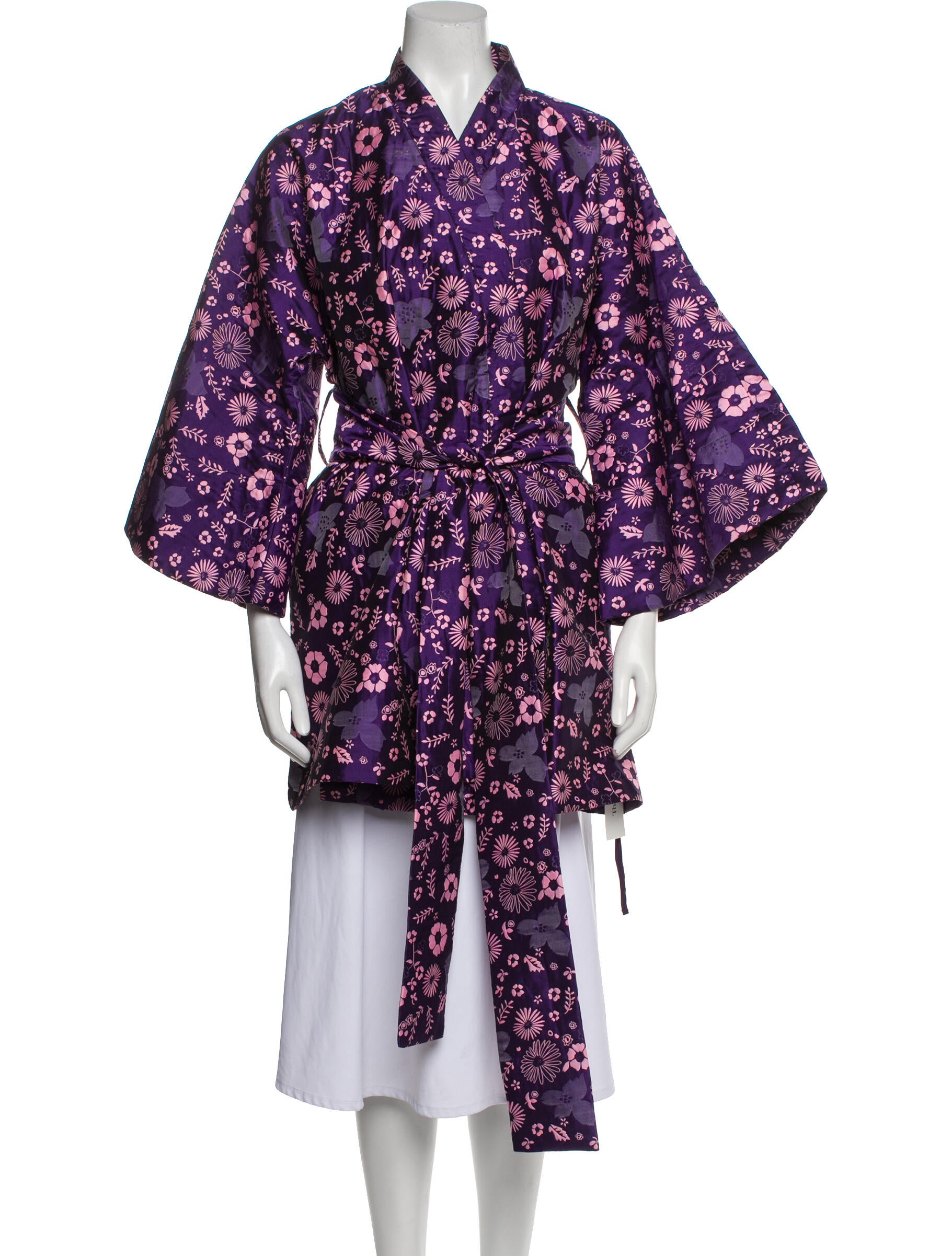 La Vie Style House Floral Print Evening Jacket