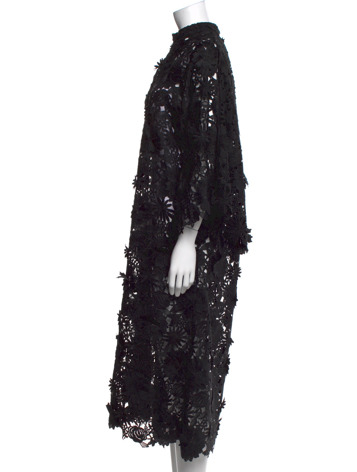 La Vie Style House Lace Pattern Long Dress