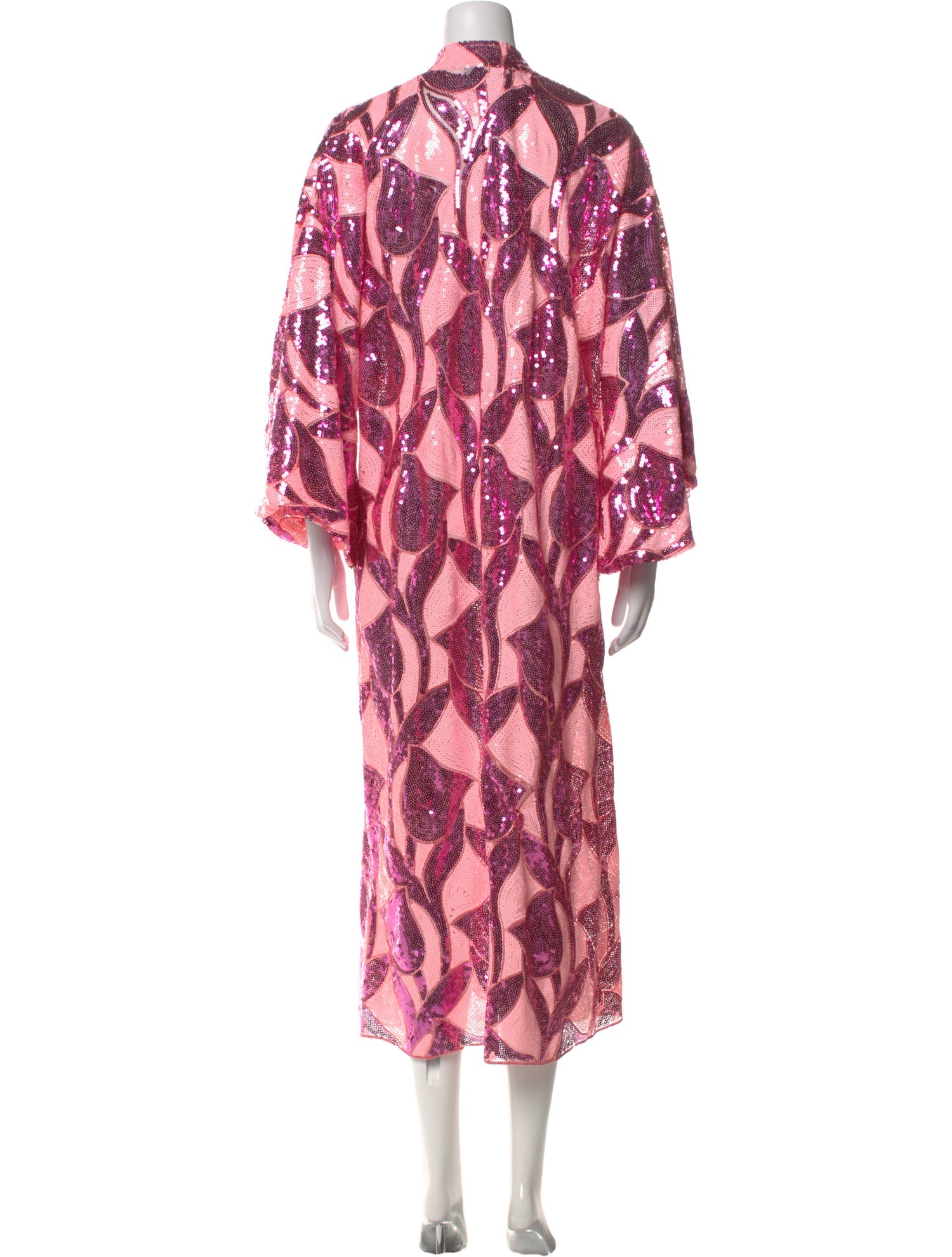 La Vie Style House Printed Midi Length Dress
