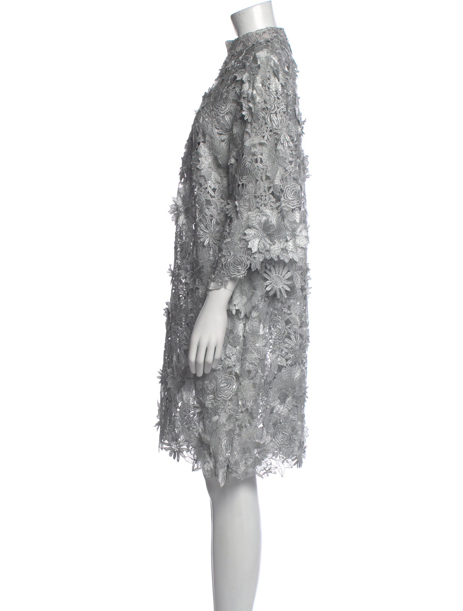 La Vie Style House Lace Pattern Knee-Length Dress w/ Tags