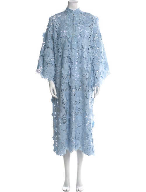 La Vie Style House Lace Pattern Long Dress