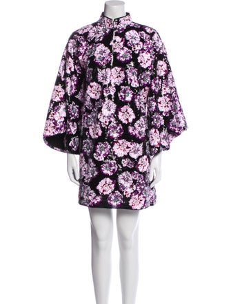 La Vie Style House Floral Print Mini Dress