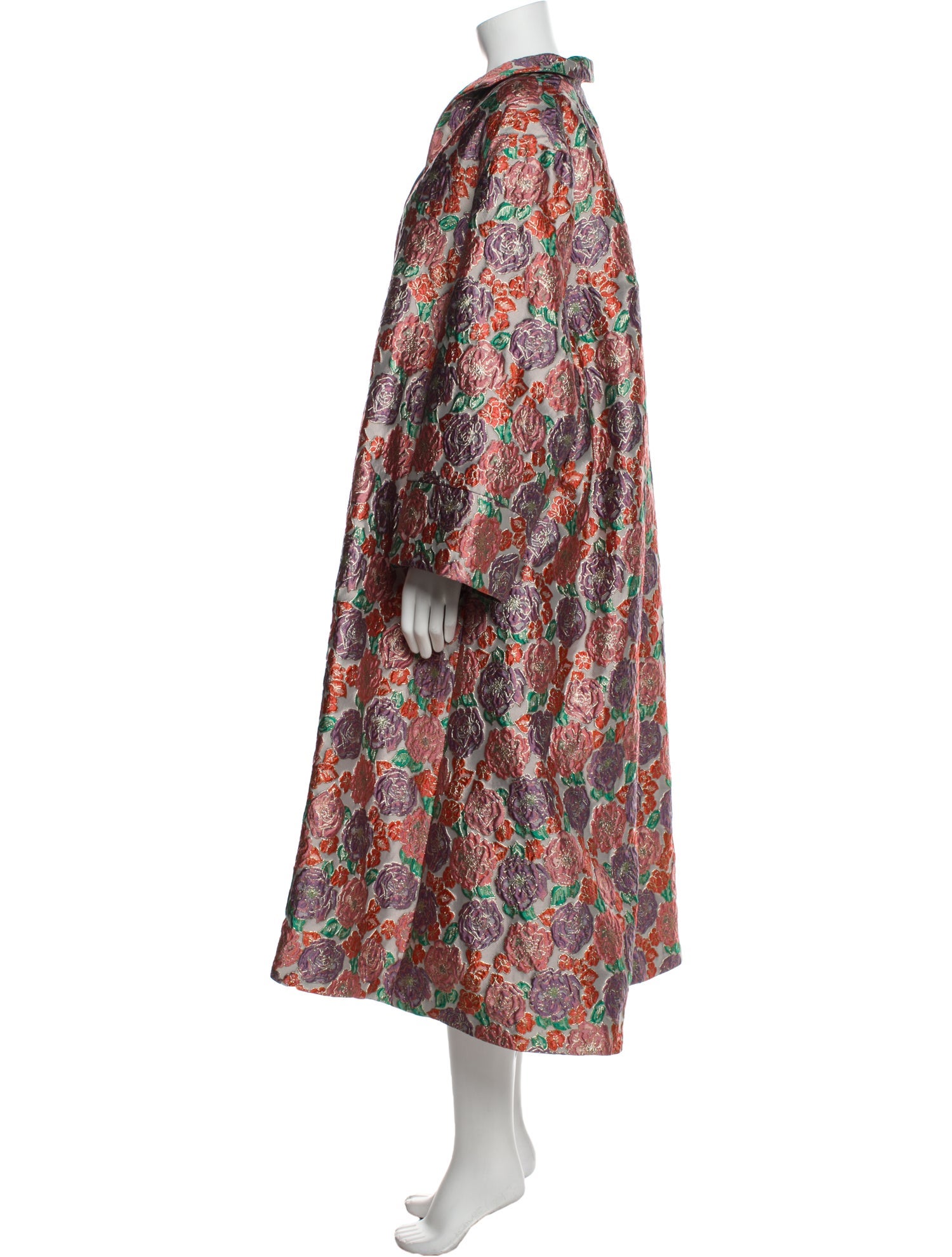 La Vie Style House Floral Print Coat