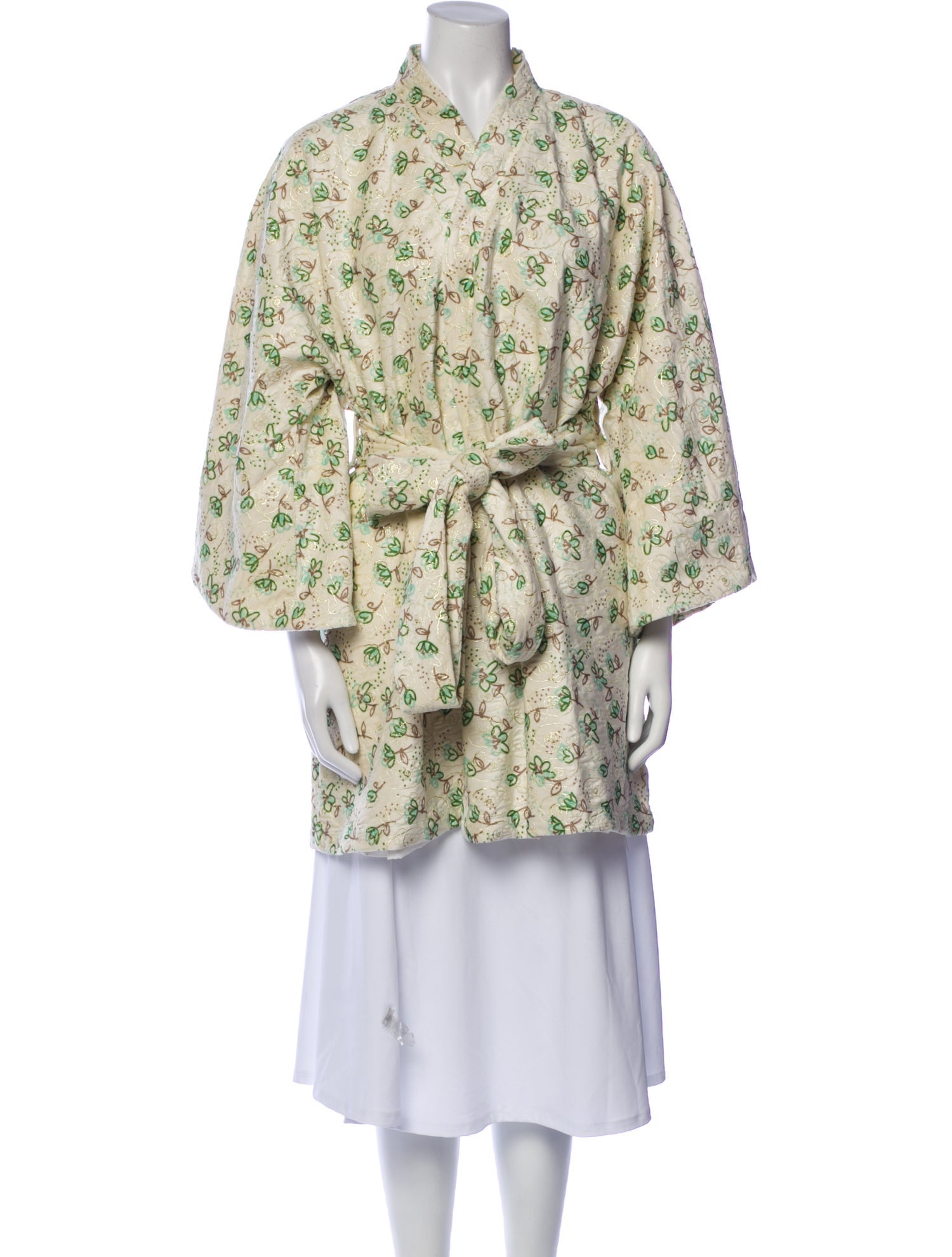 La Vie Style House Floral Print Coat