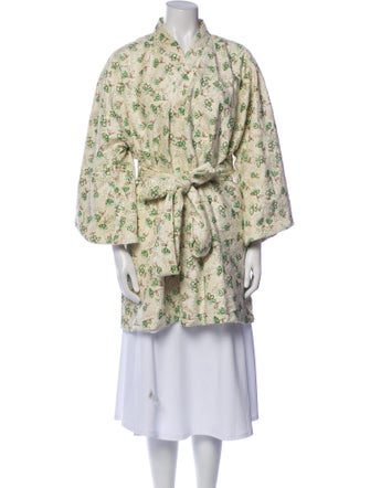 La Vie Style House Floral Print Coat