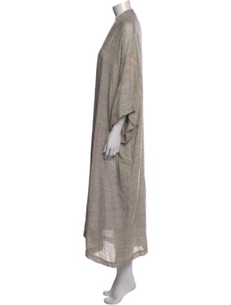 La Vie Style House Striped Open Front Sweater