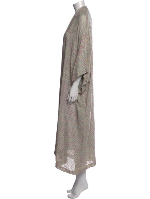 La Vie Style House Striped Open Front Sweater