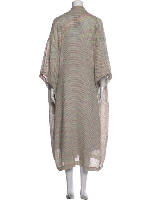 La Vie Style House Striped Open Front Sweater