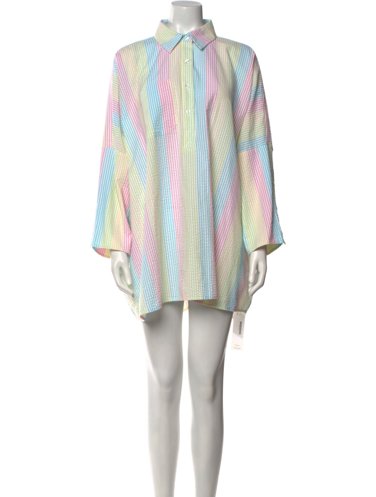 La Vie Style House Striped Mini Dress