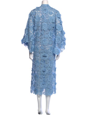 La Vie Style House Lace Pattern Long Dress