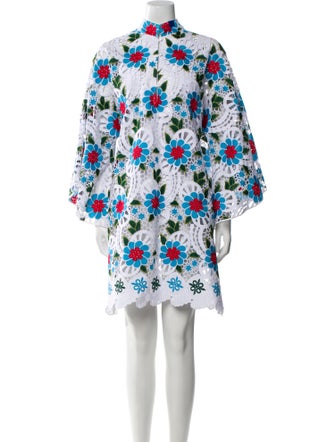 La Vie Style House Floral Print Mini Dress