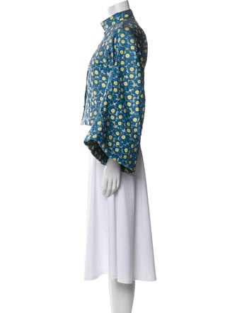 La Vie Style House Floral Print Evening Jacket