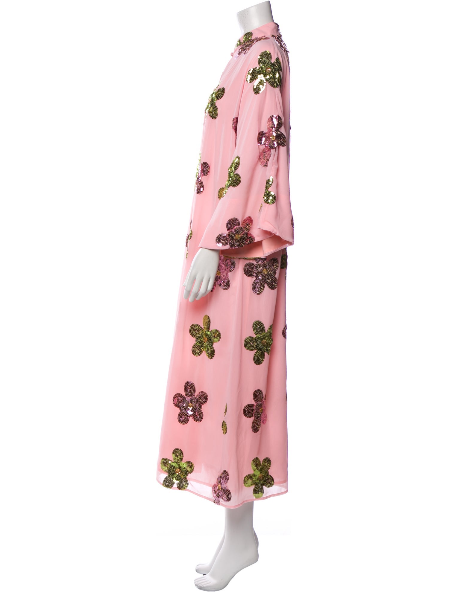 La Vie Style House Floral Print Long Dress