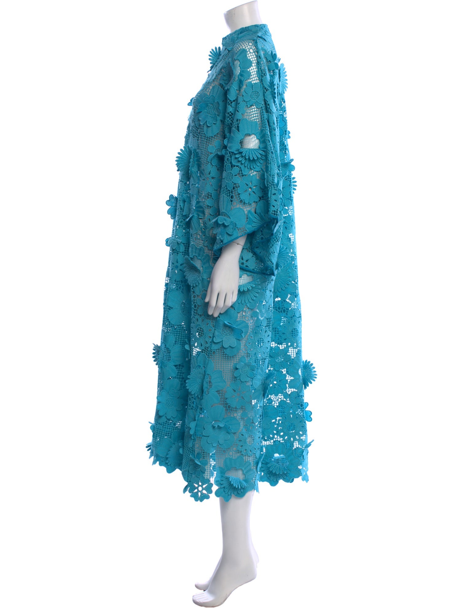 La Vie Style House Lace Pattern Long Dress