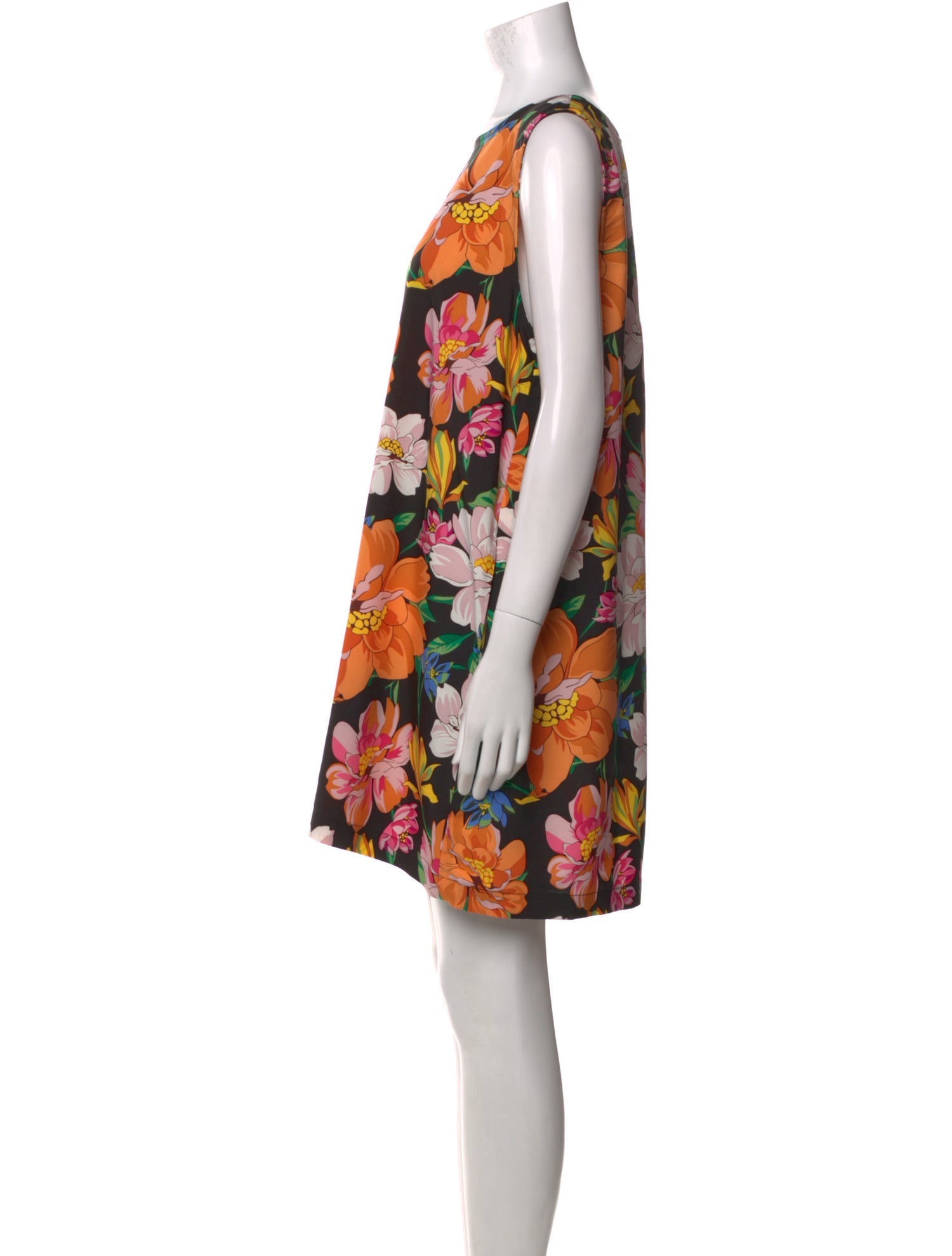 La Vie Style House Floral Print Mini Dress