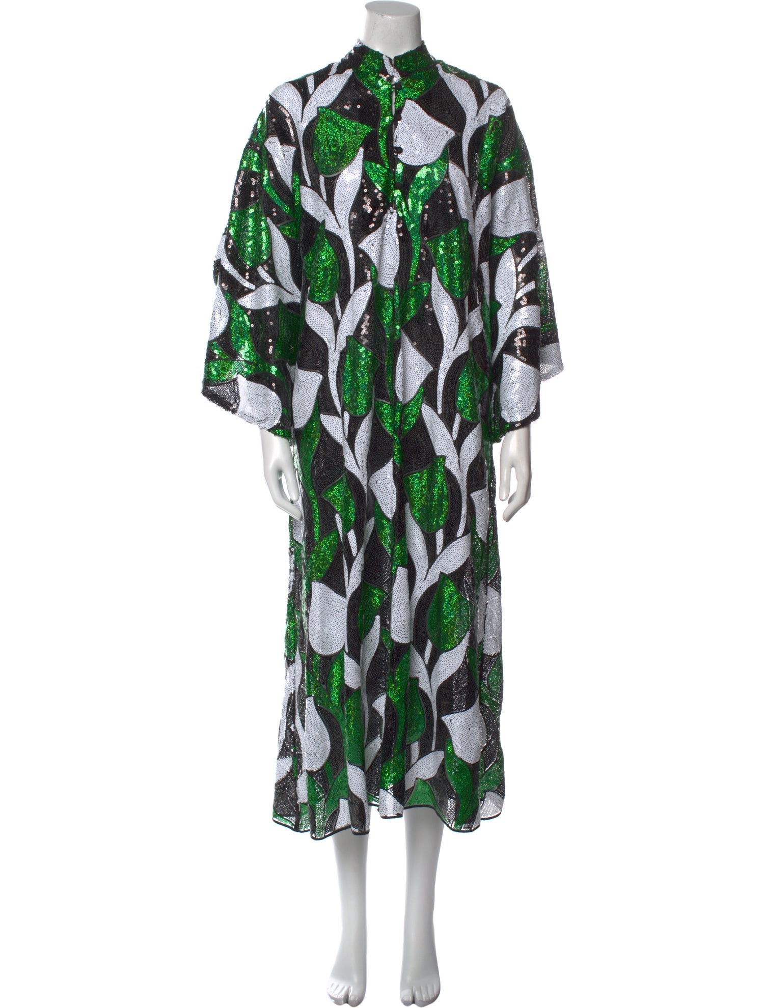 La Vie Style House Printed Midi Length Dress