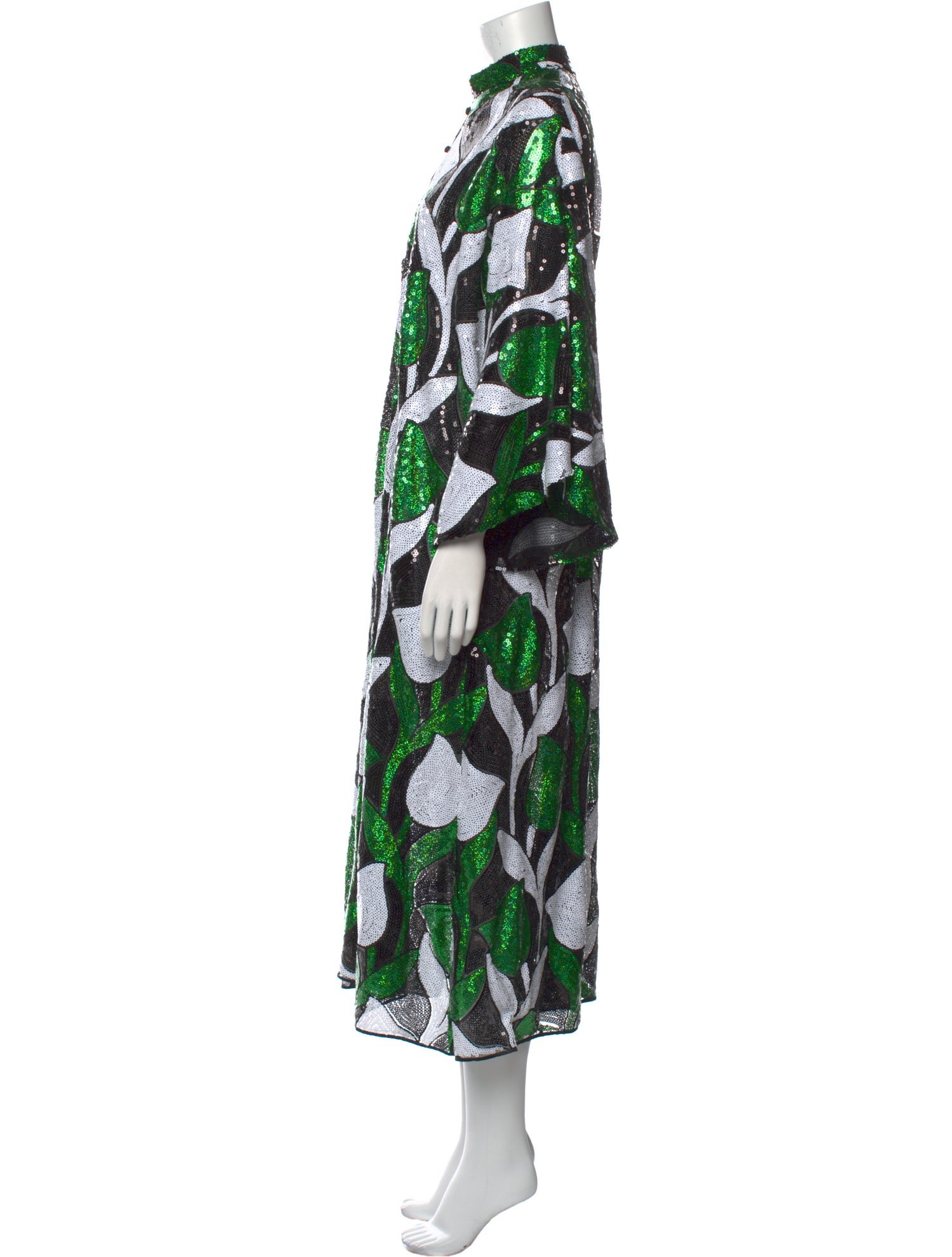 La Vie Style House Printed Midi Length Dress