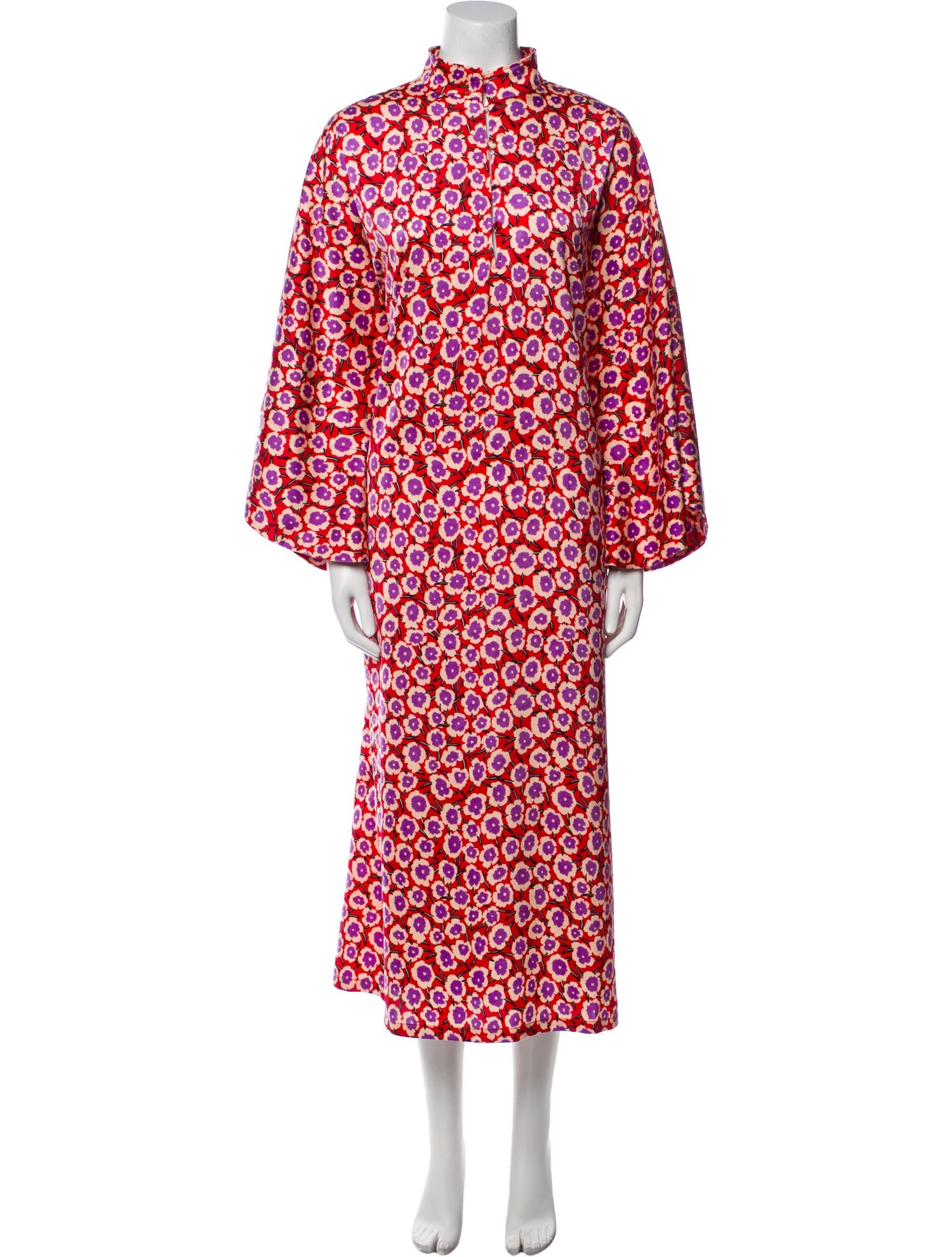 La Vie Style House Floral Print Long Dress