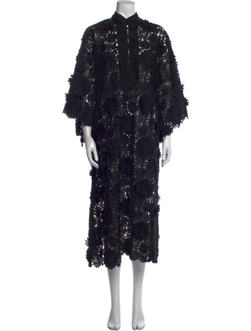 La Vie Style House Mock Neck Long Dress