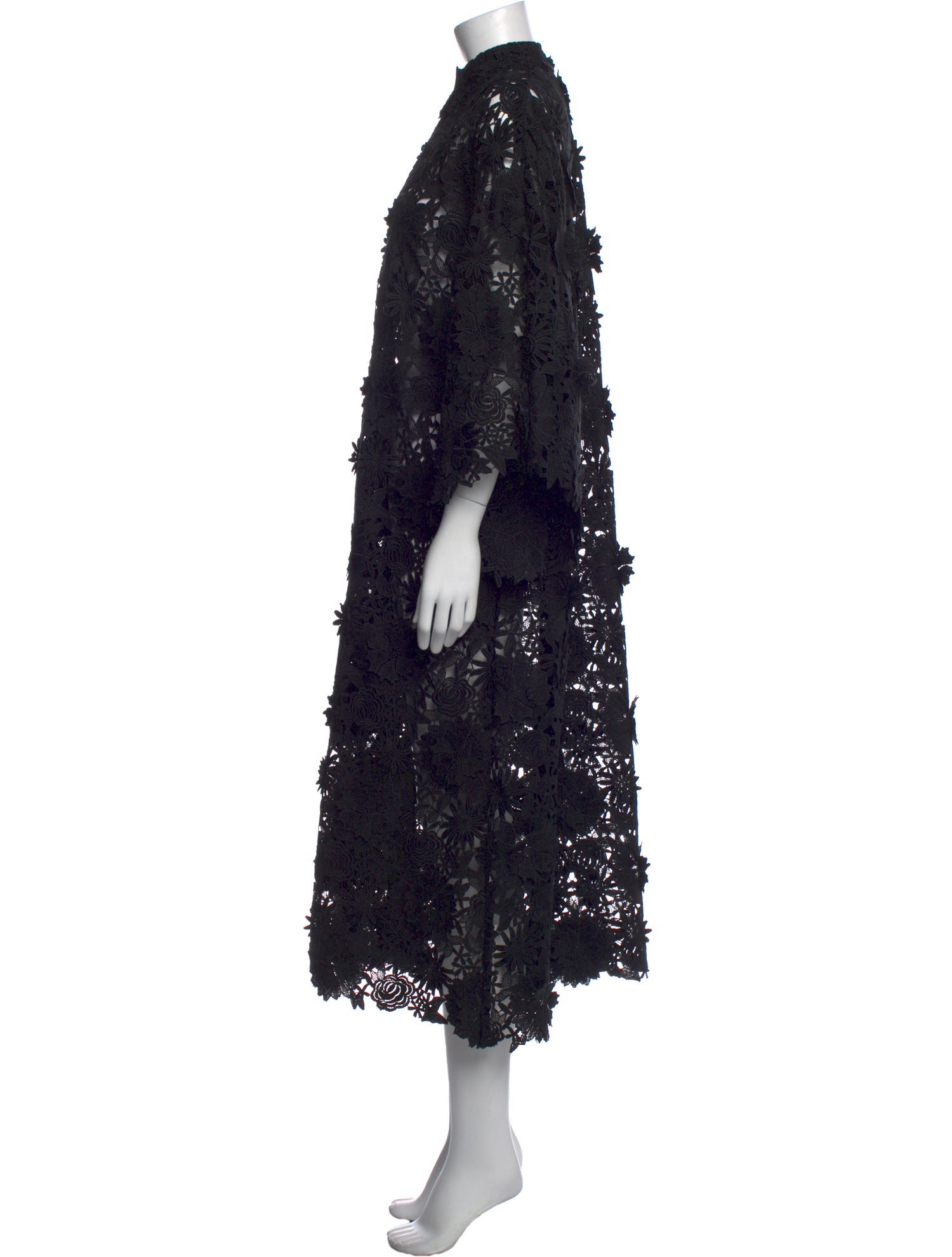 La Vie Style House Mock Neck Long Dress