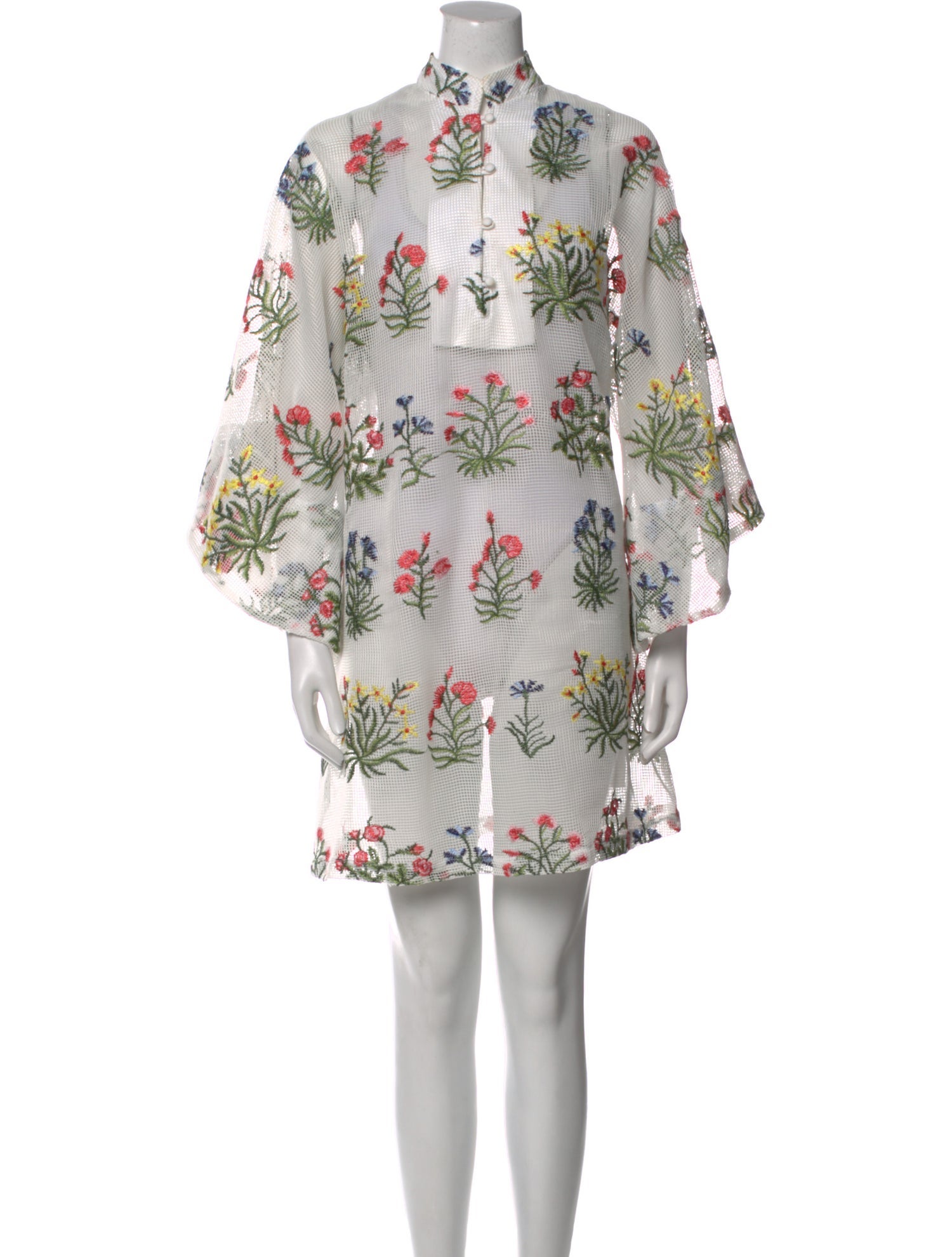 La Vie Style House Floral Print Mini Dress