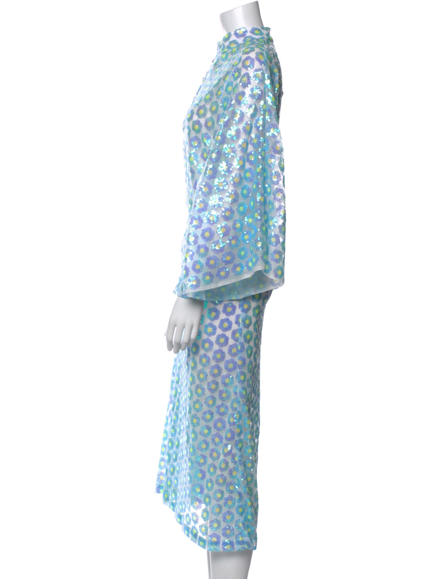 La Vie Style House Polka Dot Print Long Dress w/ Tags