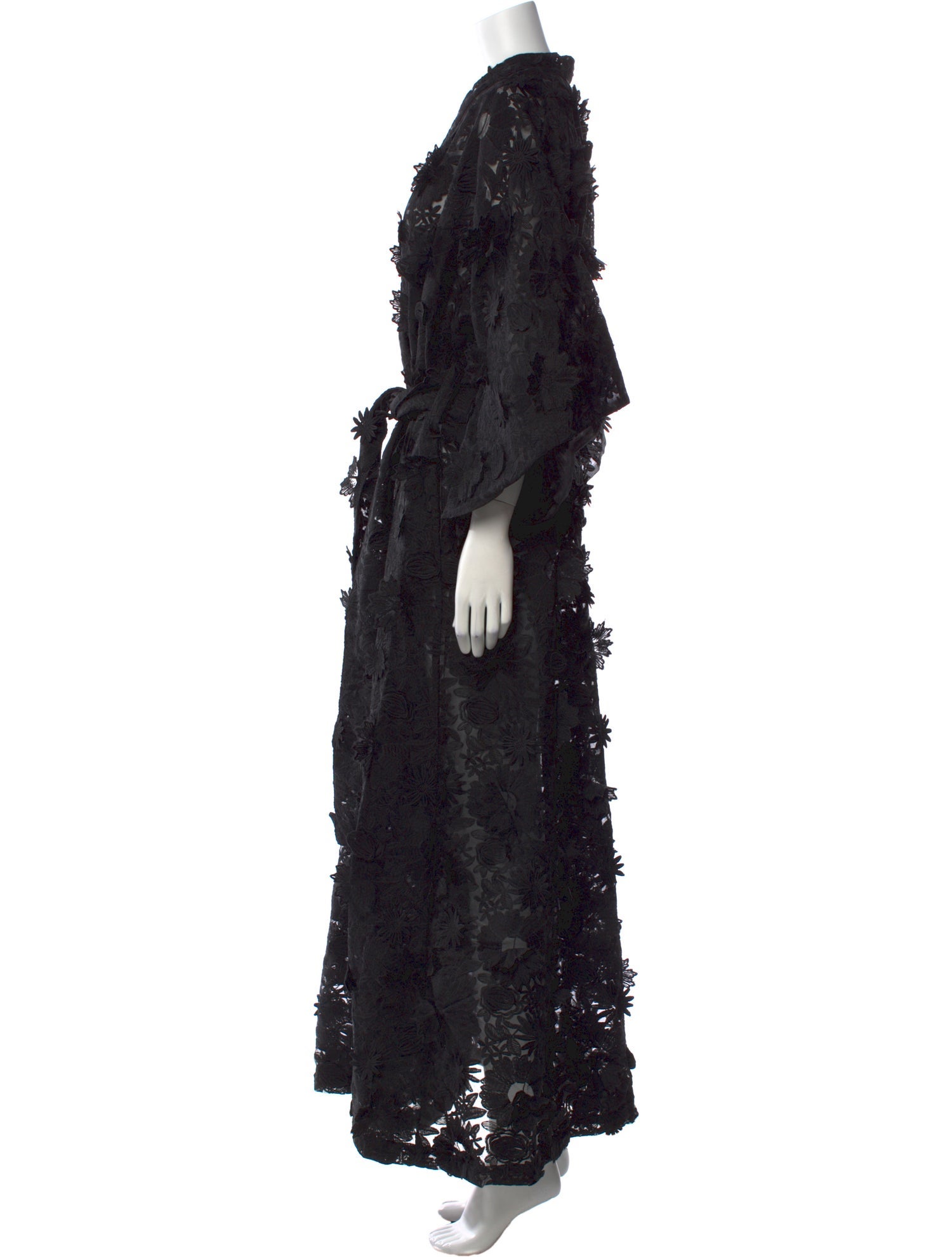 La Vie Style House Lace Pattern Long Dress