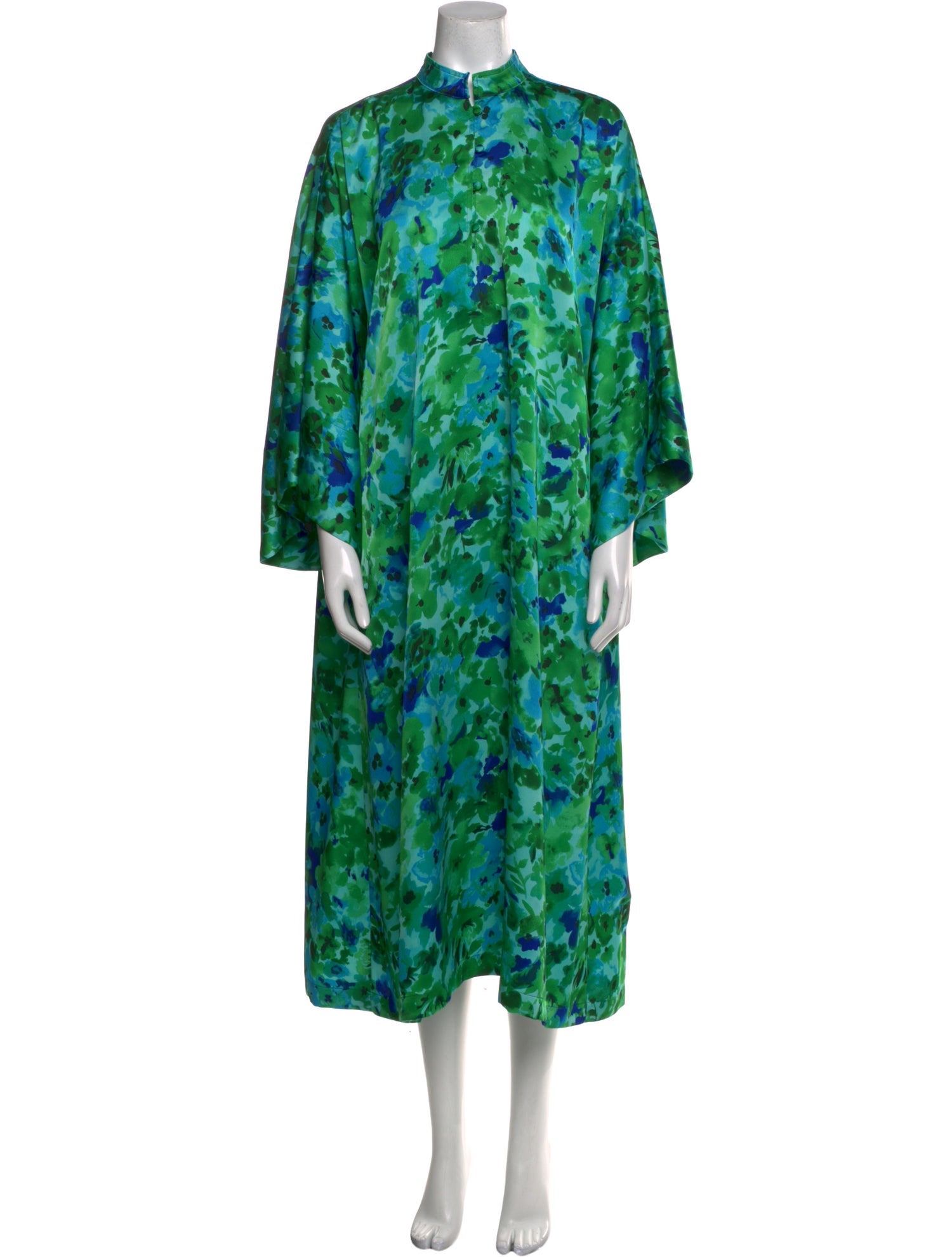 La Vie Style House Floral Print Midi Length Dress