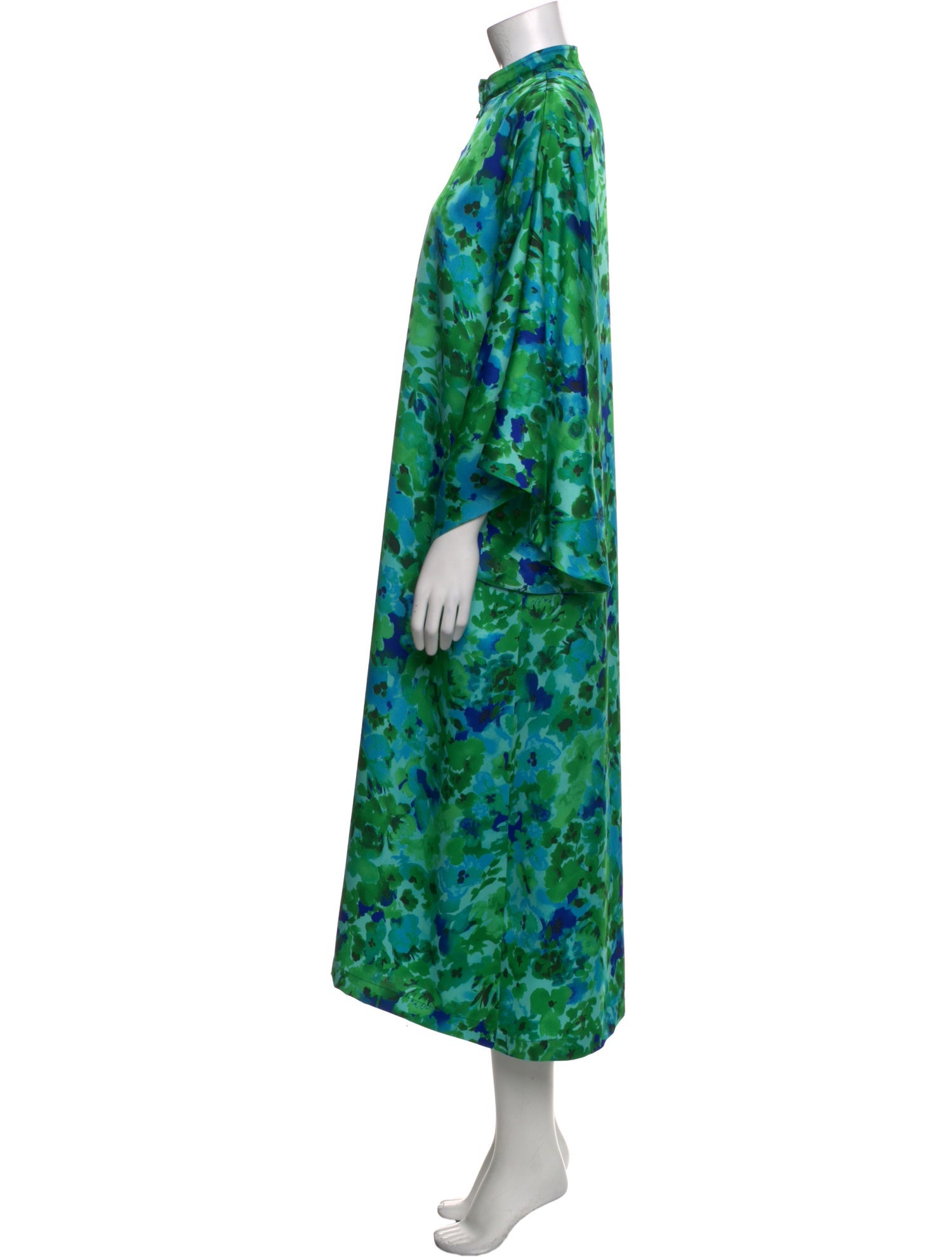 La Vie Style House Floral Print Midi Length Dress