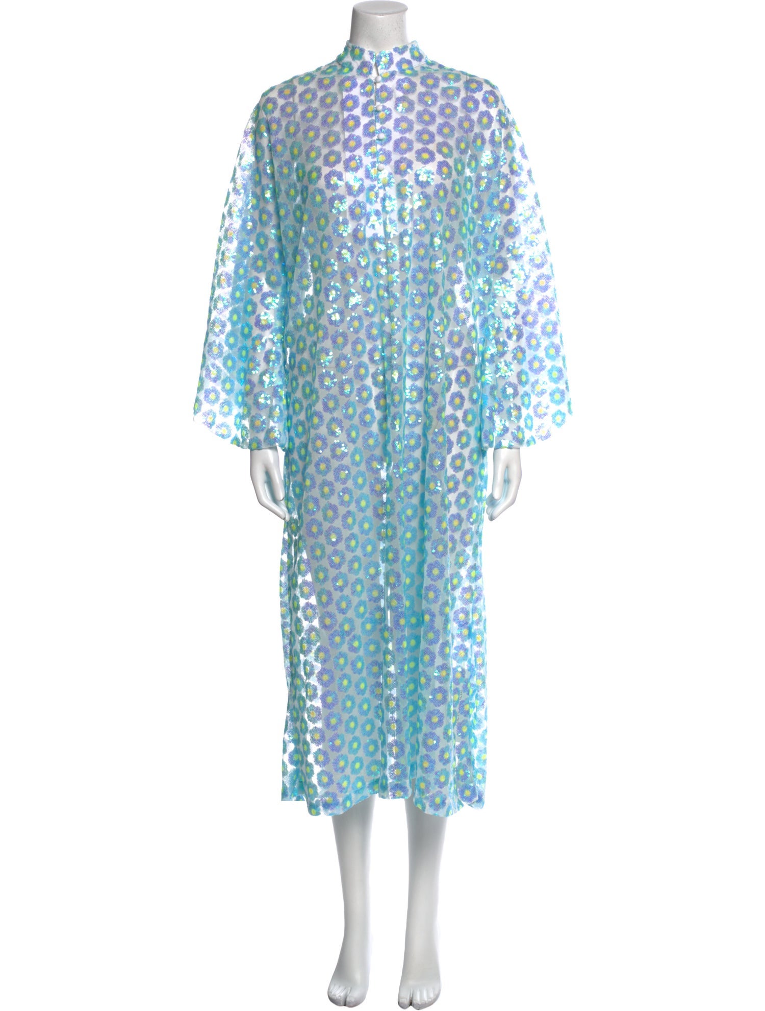 La Vie Style House Printed Knee-Length Dress