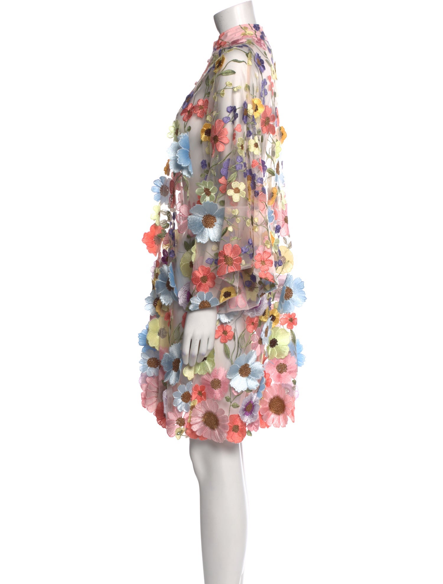 La Vie Style House Floral Print Mini Dress